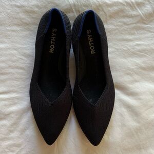 Rothy’s The Point II Black Flats (size 6)